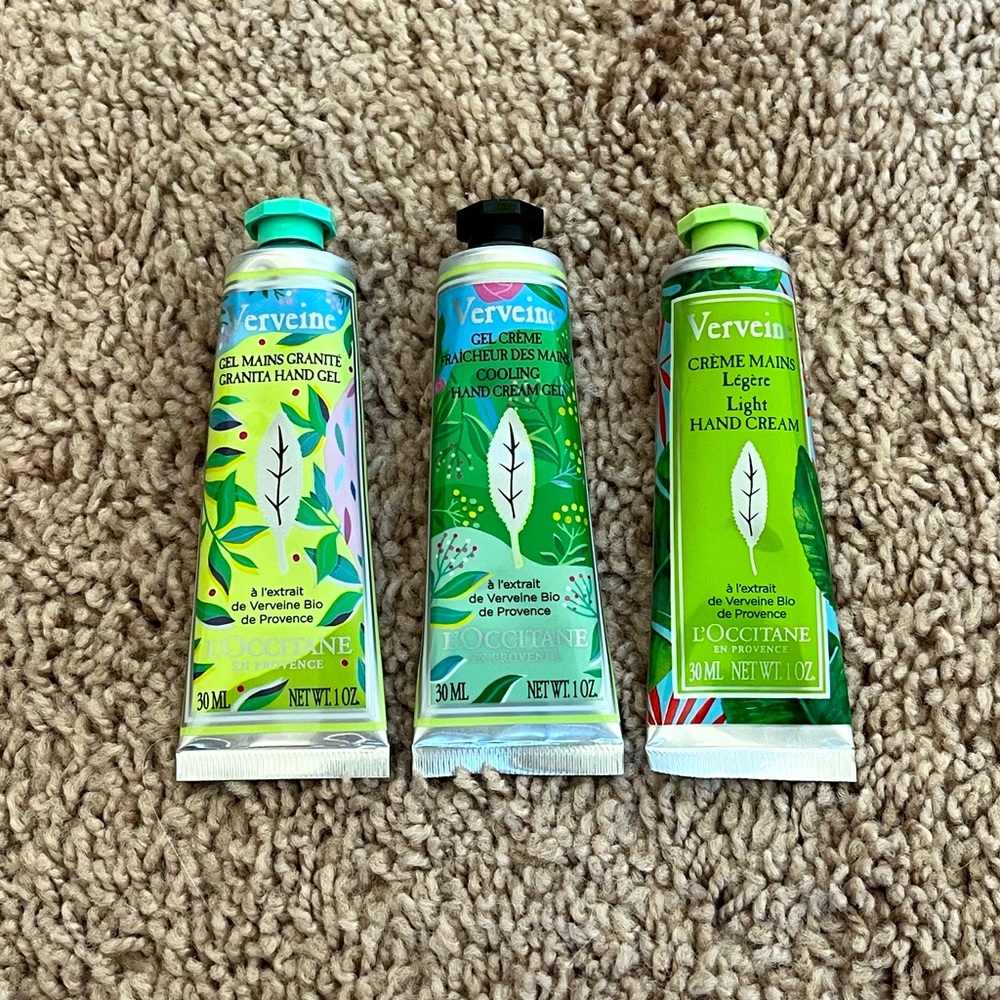 L’OCCITANE Verbena Light Hand Cream, Granita Hand Gel, Cooling Hand Cream Gel